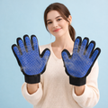 Pet Grooming Gloves Velvet Touch